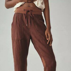 NWT Anthropologie Petite Nomad High-Rise Joggers